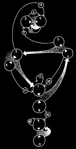 The Numogram. Archive: Images/numogram.gif
